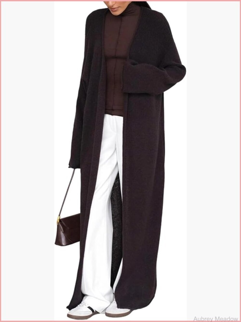 Lightweight Open Front Long Cardigan Duster Sweater Casual Knit Maxi Coat Loose
